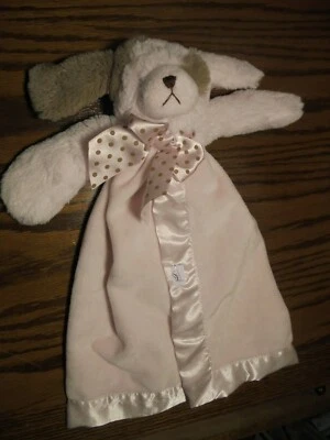 Bearington Baby Collection Rosa Perro Seguridad Mini Manta Bebé con Borde Satinado 63 Foto 1 de 4