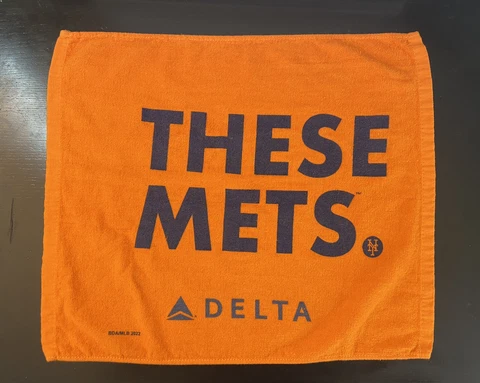New York Mets - “These Mets” Rally Towel - 2022 Post Season SGA Cover