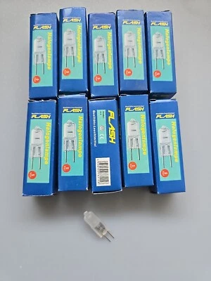14x FLASCH JC G4 5W für 12V FROSST Halogenlampen Stiftsockellampe Halopin - Bild 1 von 4