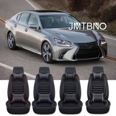 Fundas de asiento de coche delanteras + traseras 5 asientos cojín de cuero para Lexus GS200t ES330 300h Foto 1 de 4