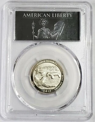 2017-S 25C EFFIGY MOUNDS NP Enhanced Unc Set SP70 FDOI Denver ANA Nickel Coin.. - Image 1 of 3