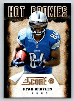 2012 Score Hot Rookies #17 Ryan Broyles (ref 218997) - Image 1 of 2