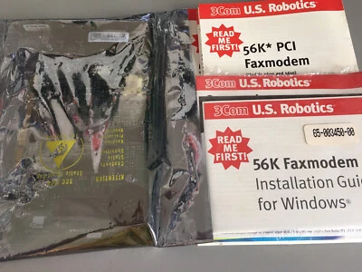 3COM 3CP5609 US Robotics 0727 Internal 56K Hardware Voice Fax Modem New Original - Image 1 of 4
