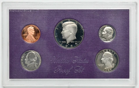 1985 United States Proof Set w/ OGP Cover
