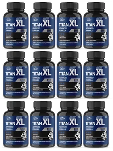 Titan XL Advanced Virility Blend 12 Bottles 1080 Capsules - Picture 1 of 4