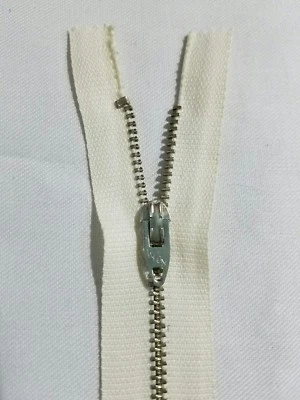 ONE-ZIPPER/LOW-PROFILE/Vtg.1980s TALON USA/NICKEL#3Metal=11in/Pant Trouser Skirt - Image 1 of 2