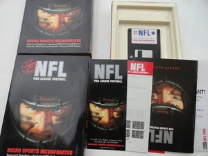 Micro Sports Incorpora Computadora IBM Juego 3.5 FLOPPY NFL Pro League Fútbol 1991 - Imagen 1 de 9