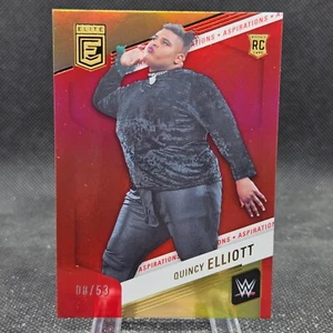 Quincy Elliott 2023 Panini Donruss Elite WWE Aspirations /53 #3 Rookie RC - Picture 1 of 2
