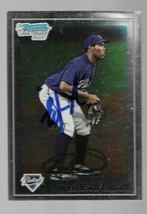 2010 Bowman Chrome EDINSON RINCON Signed Card autograph PADRES SANTO DOMINGO DR