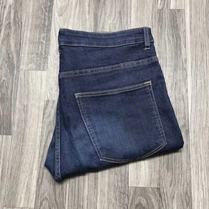 DIVIDED by H&M Skinny Leg High Rise Dark Wash Blue Denim Jeans Women's Size 12 - Picture 1 of 11