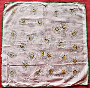 "PAÑUELOS DE COLECCIÓN AUTÉNTICOS SUIZOS ALBA ARTE FLORAL ALGODÓN 12" - Imagen 1 de 4