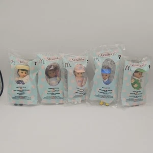 Madame Alexander Happy Meal Dolls Lot of 5 SEALED 1, 2, 3, 7, 8 Set Sail Soccer - Picture 1 of 9