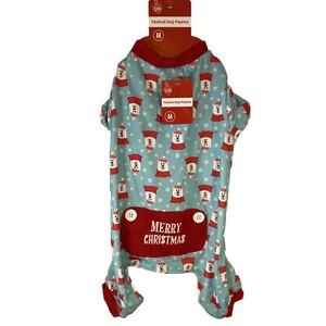 Conjunto de osos navideños de perro mediano de 14"" cuello a cola se adapta a perros de tamaño mediano nuevo - Imagen 1 de 7