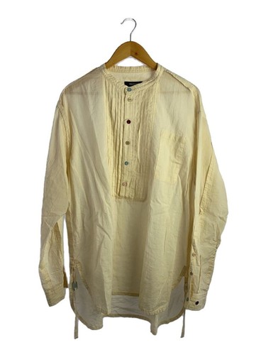 Camicia UNDERCOVER manica lunga 4 cotone BEG UC1E4402 2