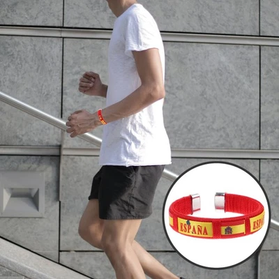  Espana Fußballspiel Armband Gurtband Armband Dekoration Fußballspiel Cheer - Bild 1 von 4