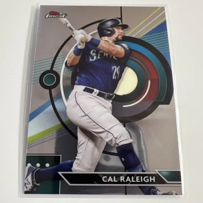2023 Topps Finest Cal Raleigh #99 Mariners - Image 1 of 2