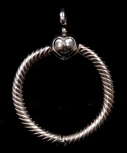 Pandora 398296 Moments Kleiner O-Anhänger .925 Sterling Silber Charmring (I-20612) - Bild 1 von 11