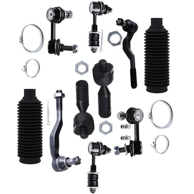 Front Tie Rod End Steering Sway Bar Rack Pinion Bellow For 2001-04 Toyota Tacoma - Изображение 1 из 4