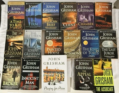 Lot of 17 John Grisham Books – Mystery Thriller Legal Novels Collection - Image 1 of 4