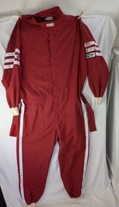 Men's R.J.S. Auto Equipment SFI 3-2A/1 Red Auto Racing Suit Nomex 3-1 3XL - Picture 1 of 24