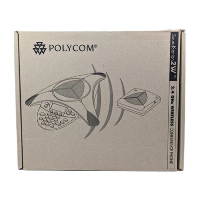 Polycom SoundStation 2W 2.4GHz Wireless Conference Phone 2200-07800-001 New - Image 1 of 4