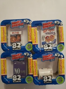Menge 4 neue Topps Wacky Pakete Minis Serie 2 3D Puny Produkte 20 Stück plus - Bild 1 von 8