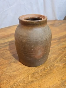 Antique rare Wax Seal Canning Crock Jar 7.25" x 5.5" - Picture 1 of 5