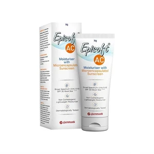 Crema hidratante Episoft AC SPF 30 75 g - segura para el acné, sin aceite, crema protectora solar - Imagen 1 de 10