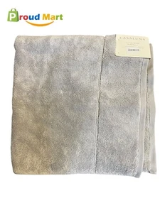 Casaluna Modal Blend Bath Sheet Light Gray Heavyweight Cotton Fade-Resistant - Bild 1 von 2