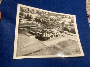 OLD PRESTWICK GOLF CLUB  VINTAGE  AERIAL PHOTOGRAPH  OBLIQUE  25/18CM - Picture 1 of 5