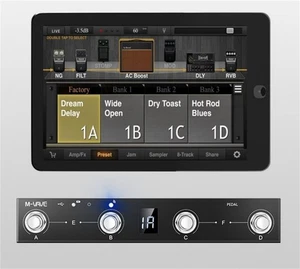 M-VAVE Wireless MIDI Controller BT MIDI Pedal Controller Intelligent APP Screen - Picture 1 of 7