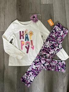 365 Kids Gymboree Lot of 3 Girls Shirt Leggings Hair size:6/7 NEW/NWT - Picture 1 of 6