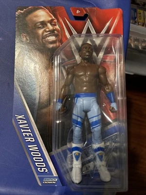 XAVIER WOODS WWE Mattel Basic Series 56 Wrestling Toy Figure - Image 1 of 2
