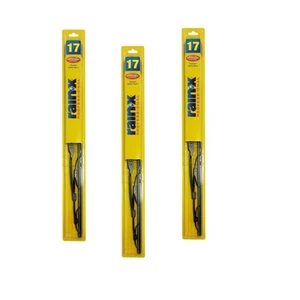SET-RX30117-3 Rain-X Windshield Wiper Blades Set of 3 for Chevy MB Olds Framed - Picture 1 of 7