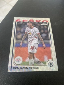 2024-25 Topps Chrome UEFA - RB Leipzig - Benjamin Sesko - Pulsar  - Bild 1 von 4