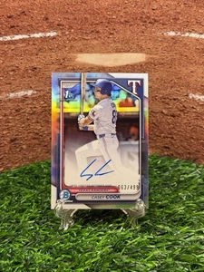 2024 Bowman Draft - Chrome Prospect Autos Casey Cook #CPA-CCY Refractor /499 - Bild 1 von 2