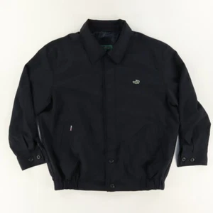 VTG Zhejiang Crocodile Lined Wool Everyday Jacket Navy Men's XL - Picture 1 of 7