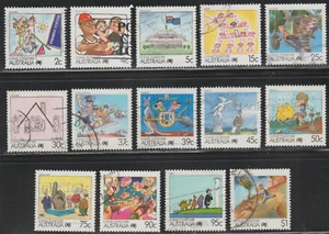 Australia 1988 SC# 1054 - 1078 - Fourteen different stamps - Used Lot # 170 - Picture 1 of 2