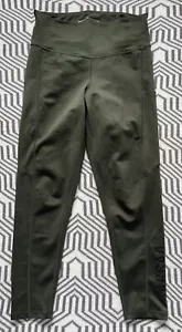 Jaggad Women’s Green Olive 7/8 Ankle Length Tights Size M - Picture 1 of 5