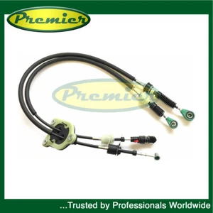 Premier Gear Lever Selector Linkage Cable Set For Fiat Doblo Vauxhall Combo 1.3 - Picture 1 of 5