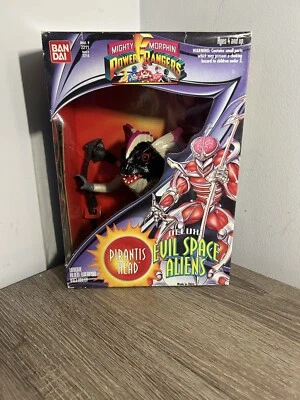 Deluxe ГОЛОВА ПИРАНТИСА Могучие рейнджеры ЗЛЫЕ КОСМИЧЕСКИЕ ПРИШЕЛЬЦЫ 1994 Bandai запечатанный - Изображение 1 из 4