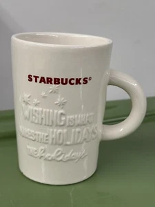 Taza 3D Navidad Starbucks 2010 Wishing Is What Makes The Holidays 10 oz  - Imagen 1 de 7