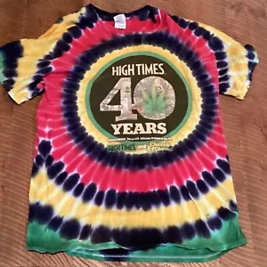 Maglietta High Times Magazine 40 anni edizione limitata 1 di 420 Cheech Chong taglia L - Foto 1 di 4