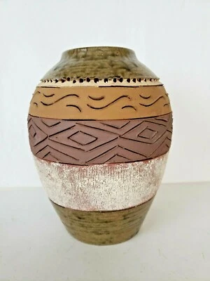 Red River Luminaries Rustic Terra Cotta Table Luminary Hurricane Candle Holder - Image 1 of 4