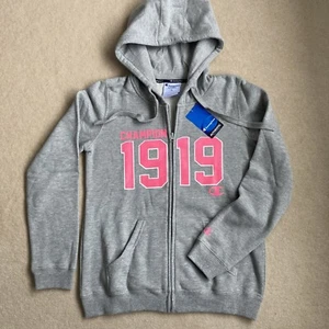 Champion hooded Womens Fleece jacket Small New - Picture 1 of 5
