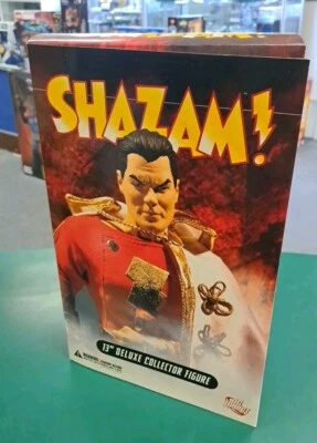 DC Direct SHAZAM 1/6 Scale Deluxe 13" Collector Figure W/ Mr. Mind  New  Sealed - Image 1 of 4