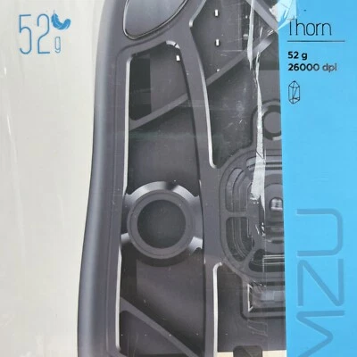 Lamzu Thorn Wireless Gaming Mouse, Ultra-Lightweight 52g, 26000DPI - Polar White - Image 1 of 3