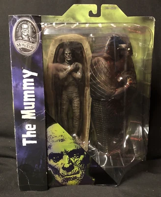 Boneco de ação Diamond Select Toy Universal Studios Monsters The Mummy lacrado novo na caixa - Imagem 1 de 4