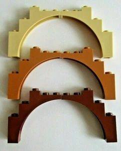 LEGO Bogen 1x5x4 normaler oder umgekehrter Bogen (4 im Pack) - Design 30099, 2339, 14395 - Bild 1 von 15