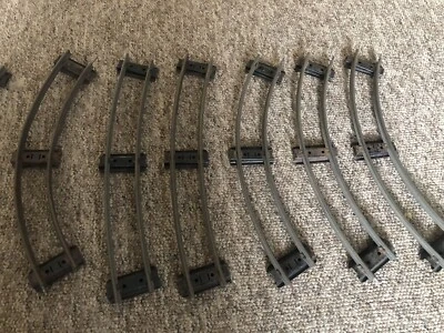 O Gauge  HORNBY TRACK Curved Rails  And 1 set of points  (Banked) - Image 1 of 3